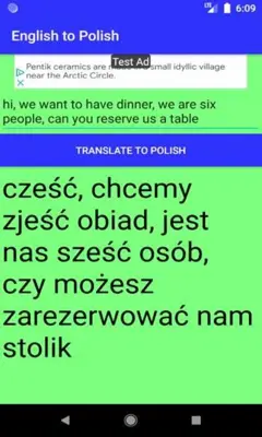 English to Polish Translator android App screenshot 0